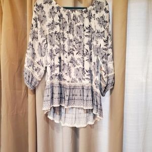 3/4 lenth sleeve blouse